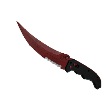 Flip Knife Crimson Web
